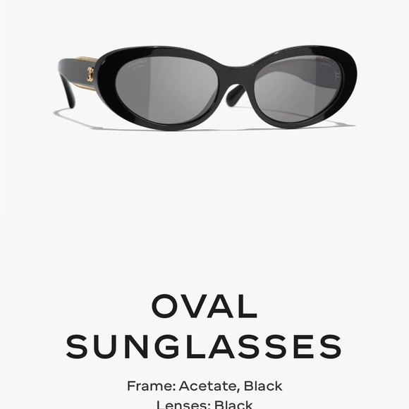 CHANEL Cateye Oval Sunglasses - Style 5515A main image 10